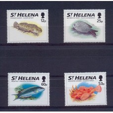 ST.HELENA SERIE COMPLETA MINT FAUNA MARINA PECES