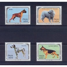 ITALIA SERIE COMPLETA MINT FAUNA PERROS