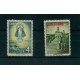 CUBA 1956 Yv. 441 + AEREO 148 SERIE COMPLETA DE ESTAMPILLAS MINT RELIGION