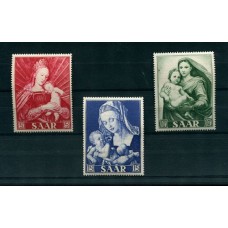 RELIGION SARRE SERIE COMPLETA DE ESTAMPILLAS MINT