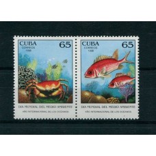 CUBA 1988 Yv. 3723/4 SERIE COMPLETA DE ESTAMPILLAS MINT PECES