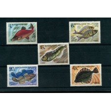 PECES RUSIA SERIE COMPLETA DE ESTAMPILLAS MINT