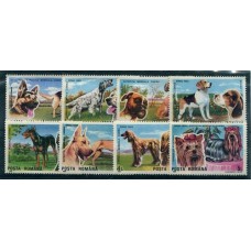 PERROS RUMANIA SERIE COMPLETA DE ESTAMPILLAS MINT