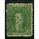 ARGENTINA 1864 GJ 23 RIVADAVIA DE 10 Cts. MATASELLO 7/3/1865