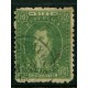 ARGENTINA 1864 GJ 23 RIVADAVIA DE 10 Cts. MATASELLO 7/3/1865