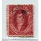 ARGENTINA 1866 GJ 26Ab RIVADAVIA ESTAMPILLA DE 5ta TIRADA PAPEL APERGAMINADO CON PEQUEÑO DEFECTO ASI Y TODO BUEN EJEMPLAR U$ 90