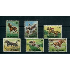 CABALLOS DEPORTES SERIE COMPLETA DE ESTAMPILLAS MINT