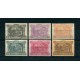 PORTUGAL 1898 Yv. T. 1/6 SERIE COMPLETA DE ESTAMPILLAS NUEVAS CON GOMA, RARA 275 Euros