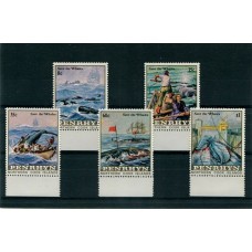 BALLENAS PENRHYN SERIE COMPLETA DE ESTAMPILLAS MINT