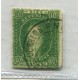 ARGENTINA 1864 GJ 23 RIVADAVIA de 10 Cts ESTAMPILLA DE IMPRESIÓN SEMINITIDA MATASELLO TUCUMAN