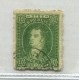 ARGENTINA 1864 GJ 23 RIVADAVIA de 10 Cts ESTAMPILLA DE IMPRESIÓN SEMINITIDA CON SELLO DE GARANTIA DE ROSAUER