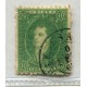 ARGENTINA 1864 GJ 23 RIVADAVIA de 10 Cts ESTAMPILLA DE IMPRESIÓN BORROSA