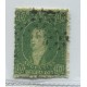 ARGENTINA 1864 GJ 23 RIVADAVIA de 10 Cts ESTAMPILLA DE IMPRESIÓN BORROSA