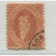 ARGENTINA 1865 GJ 20d RIVADAVIA ESTAMPILLA DE TERCERA TIRADA VARIEDAD PLANCHA RAYADA U$ 60