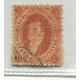 ARGENTINA 1865 GJ 20d RIVADAVIA ESTAMPILLA DE 3ra TIRADA VARIEDAD PLANCHA RAYADA U$ 60 DE LUJO