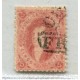 ARGENTINA 1864 GJ 19b RIVADAVIA 2da TIRADA VARIEDAD DOBLE IMPRESIÓN PARCIAL U$ 72