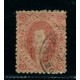 ARGENTINA 1864 GJ 19g RIVADAVIA 2da TIRADA VARIEDAD PAPEL RAYADO EJEMPLAR DE LUJO U$ 110