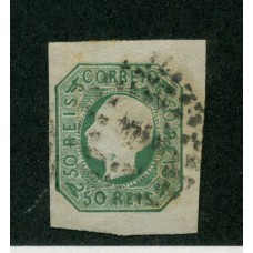 PORTUGAL 1862 Yv. 16 ESTAMPILLA USADA, HERMOSA Y DE LUJO 80 Euros