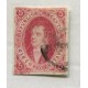 ARGENTINA 1867 GJ 32 RIVADAVIA 7ma TIRADA MATASELLO ROCOCO MUY BUEN EJEMPLAR U$ 120