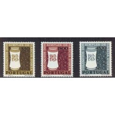 PORTUGAL 1964 Yv. 935/7 SERIE COMPLETA DE ESTAMPILLAS MINT