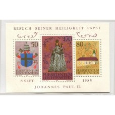 LIECHTENSTEIN BLOQUE ESTAMPILLAS MINT COMPLETA