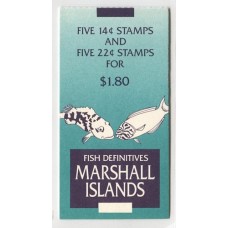 PECES ISLAS MARSHALL CARNET COMPLETO DE ESTAMPILLAS MINT