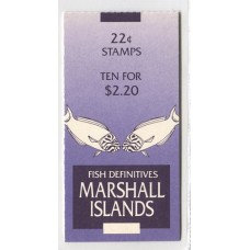 PECES ISLAS MARSHALL CARNET COMPLETO DE ESTAMPILLAS MINT