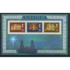 IGLESIAS DE ANTIGUA RELIGION ESTAMPILLAS EN HOJA BLOCK NUEVA MINT