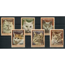 GATOS SERIE COMPLETA DE ESTAMPILLAS MINT