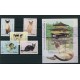 CUBA 1997 Yv. 3600/04 + Bl. 149 GATOS SERIE COMPLETA DE ESTAMPILLAS MINT CON BLOQUE