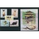 CUBA 1997 Yv. 3600/04 + Bl. 149 GATOS SERIE COMPLETA DE ESTAMPILLAS MINT CON BLOQUE