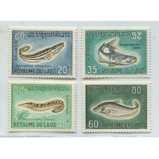 PECES SERIE COMPLETA DE ESTAMPILLAS MINT LAOS