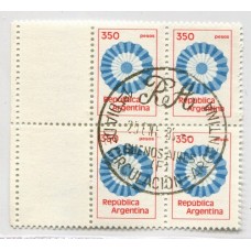 ARGENTINA 1980 CUADRO PRIMER DIA DE EMISION CORREO ORDINARIO CON COMPLEMENTOS