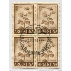 ARGENTINA 1961 CUADRO PRIMER DIA DE EMISION CORREO ORDINARIO