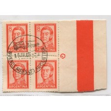 ARGENTINA 1965 CUADRO PRIMER DIA DE EMISION CORREO ORDINARIO