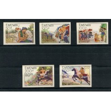 CABALLOS VIETNAM SERIE COMPLETA DE ESTAMPILLAS MINT SIN DENTAR