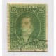 ARGENTINA 1864 GJ 23f RIVADAVIA 10 Cts. VARIEDAD PAPEL RAYADO U$ 110