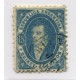 ARGENTINA 1864 GJ 24 RIVADAVIA 15 Cts. IMPRESIÓN SEMINITIDA MAGNIFICA CALIDAD MATASELLO 17/6/65 U$ 70