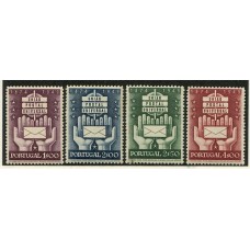 PORTUGAL 1949 Yv. 726/9 SERIE COMPLETA DE ESTAMPILLAS NUEVAS MINT 21 EUROS