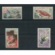 COMORES PECES SERIE COMPLETA DE ESTAMPILLAS MINT FAUNA MARINA, TORTUGA
