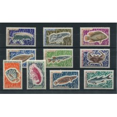 CAMERUN PECES SERIE COMPLETA DE ESTAMPILLAS MINT FAUNA MARINA