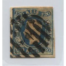 PORTUGAL 1866 Yv. 25 ESTAMPILLA USADA 85 Euros