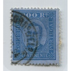 PORTUGAL 1896 Yv. 76 ESTAMPILLA USADA 50 Euros