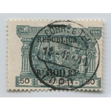 PORTUGAL 1911 Yv. 193 ESTAMPILLA USADA 50 Euros