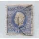 PORTUGAL 1870 Yv. 49 ESTAMPILLA USADA 150 Euros