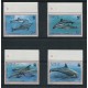 WWF DELFINES FAUNA MARINA NIUE SERIE COMPLETA DE ESTAMPILLAS NUEVAS MINT