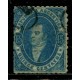 ARGENTINA 1864 GJ 24 RIVADAVIA PE 13 I IMPRESIÓN SEMINITIDAU$ 70