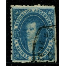 ARGENTINA 1864 GJ 24 RIVADAVIA PE 13 I  U$ 70 LUJO