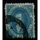 ARGENTINA 1864 GJ 24 RIVADAVIA ESTAMPILLA CON BONITA APLICACIÓN DEL MATASELLO U$ 70