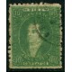 ARGENTINA 1864 GJ 23 RIVADAVIA PE 12 I ESTAMPILLA DE 10 Cts. DE IMPRESIÓN MUY CARGADA U$ 30